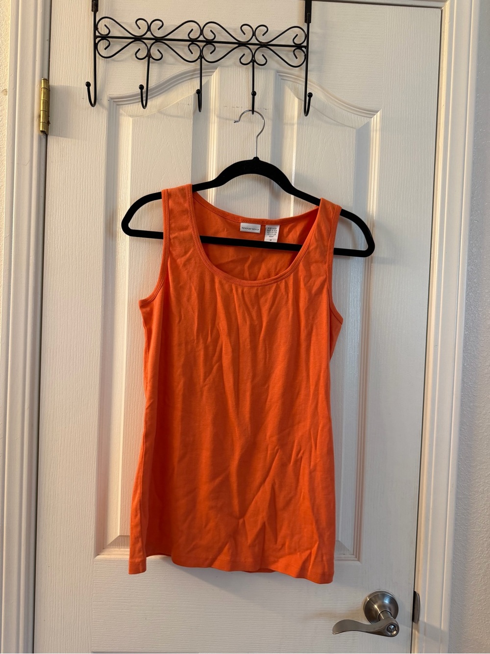 Newport News Orange Scoop Neck Tank